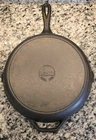 Lodge 10SK Usa 12" Cast Iron Skillet Restored & Seasoned Sits Flat No Wobble Used. Price: $28.00.