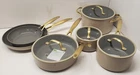 Greenpan Jewel Pro 10PC Cookware Set Hard Anodized Nonstick Taupe *see Details* Used. Price: $99.99.