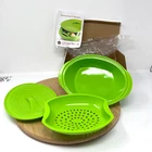 Norpro Silicone Steamer With Insert Green New Open Box. Price: $14.99.
