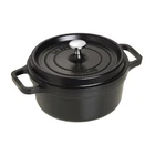 Staub Cast Iron Cocotte, Dutch Oven, 2.75-QUART, 2.75-QT Round, Black New. Price: $432.16.
