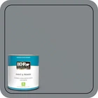 1 Qt. #N500-5 Magnetic Gray Color Satin Enamel Low Odor Interior Paint & Primer New. Price: $24.02.
