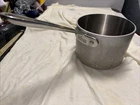 All-clad Metal Crafters Master Chef MC2 Two Qt Sauce Pan Cook Pot Used. Price: $49.99.
