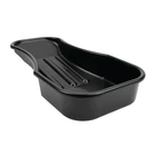 Performance Tool Oil Drain Pan, 0.7-GAL., 2.8-QT., Low-profile, Black, Model# New. Price: $21.56.
