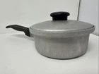 Vintage Kitchen Craft Cast Aluminum Sauce Pan With Lid Made Usa #2271 1QT Used. Price: $13.89.