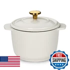 Carote 2QT Enameled Cast Iron Dutch Oven Pot With Lid, Mini Round For New. Price: $78.04.
