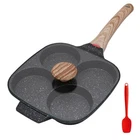Fried Egg Pan, Frying With Lid Nonstick 4 Cups Pancake Aluminium ... New. Price: $31.67.