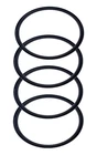 4 Pack - 30 Replacement Rubber Lid Black Gaskets Oz, New. Price: $13.31.