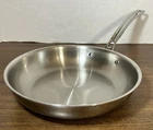Viking Skillet 10" Fry Pan 3 Ply 18/8 Stainless Steel Aluminum Core Cookware Used. Price: $25.49.