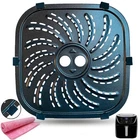 Heisenlin 8QT Air Fryer Grill Pan For Vortex Powerxl, Black New. Price: $18.99.