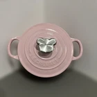 Le Creuset Baby Cocotte Rond Pot Bear Knob 14CM Powder Pink From Japan Used. Price: $172.90.