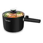 Topwit Hot Pot Electric, 1.5L Ramen Cooker, Portable 1.6 Quarts, Black New. Price: $40.17.