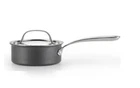 New Lagostina Nera Hard Anodized Nonstick 3-QT Sauce Pan With Lid. Price: $29.99.