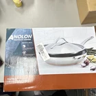 Anolon Nouvelle Copper 12IN Covered French Skillet Stainless Steel New. Price: $80.00.