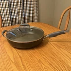 Anolon Advanced Hard-anodized Nonstick 12 In Pan With Lid Used. Price: $34.87.