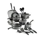 18 Piece Cookware Set Pots & Pans Kitchen Non Stick Home Cooking 2 Color New. Price: $56.99.