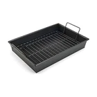 Chicago Metallic Pro Non-stick Roast & Broil Baking Pan With Rack, 13-INCH New. Price: $37.44.