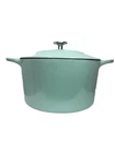 Martha Stewart Gatwick 7QT Enamel Cast Iron Dutch Oven Blue Quart With Lid Pot New. Price: $68.00.