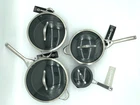 Calphalon Simply & Classic Nonstick Cookware Set Pots Pans Lids 8 Pcs Used. Price: $116.95.