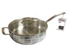 Viking 3-PLY 18/8 Stainless Steel Saute Pan Glass Lid- 5.25 QT/4.9 L- Nwt! New. Price: $104.99.
