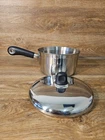 Revere Ware Stainless 1.5 Qt Sauce Pan Pot SM-A06 With Lid Measurements Used. Price: $28.00.