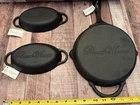 Cast Iron Pioneer Woman Kitchen Skillet Oval Cookware New. Price: $14.99.
