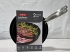Oxo Softworks Non-stick Skillet Piece Set 10.5 & 12IN New. Price: $40.00.