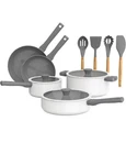 Bella 12 Piece Cookware Set With Evergood Ceramic Nonstick Coating New. Price: $85.00.