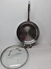 (A1:6) Cuisinart High Impact Bonded Base 4QT Saute Pan With Lid Used. Price: $19.95.