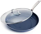 Blue Diamond 12" Nonstick Frying Pan Skillet With Lid, New. Price: $59.70.