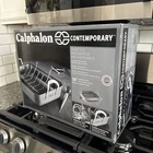 New Calphalon Contemporary Hard-anodized 16X13 Roasting Pan W/accessories. Price: $35.00.