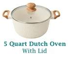 Pioneer Woman Linen Speckle 5 Quart Dutch Oven W/lid Cast Aluminum Pan New. Price: $50.88.