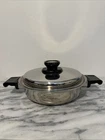 Kitchen Americraft 2QT Gourmet Steel W/ Lid Waterless West Bend Wi Usa Used. Price: $64.90.
