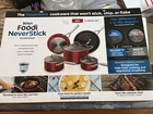 Ninja C18000RD Foodi Never Stick 9-PIECE Cookware Set & Lids Redcond- New. Price: $150.00.