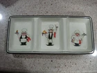Hd Design Le Chef Hand Painted Ceramic 13.5"X 6"X 1.5" Condiment Tray Mint Used. Price: $29.80.