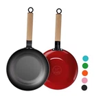 Yutann Nonstick Frying Pan, 8 Inch Enameled Cast Red-beech Wood Handle New. Price: $33.96.