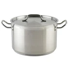 Winco Heavy-duty Stainless Steel Stock Pot Cover Quart SST-12 New. Price: $116.34.
