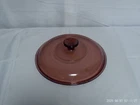 "pre-owned" Pyrex 15 V-33-C Cranberry Replacement Fluted Lid 9-1/4" Used. Price: $13.99.