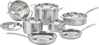 Cuisinart 12-PIECE Multiclad Pro Triple Ply Stainless Steel Pots And New. Price: $462.18.