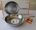 Creuset Tri-ply Stainless Steel Deep Fry Pan With Helper Handle, 12.5 Inch New. Price: $229.95.