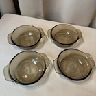 Lot Of 4 Vintage Lovenware Smoke Color Casserole Baking Dish Bowl 1072 12OZ Usa Used. Price: $12.00.