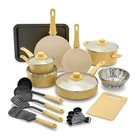 Healthier Meals - Greenlife 18 Piece Ceramic Nonstick Cookware Set New. Price: $209.99.