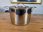 Kirkland Signature Copper Core 5 Ply Nsf 8 Qt Stock Pot, Correct Lid Condition! Used. Price: $95.00.