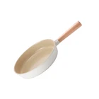 Neoflam Fika 9.5" Kitchen Frying Pan With Wood Handle, Nonstick Coating Skillet New. Price: $42.99.