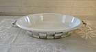 Mackenzie Childs Sterling Check Enamel Medium Oval Gratin Dish Hand-painted New. Price: $98.00.