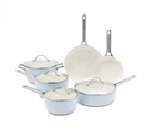 Greenpan 10 Piece Nonstick Cookware Set, Minerals Coating New. Price: $228.89.