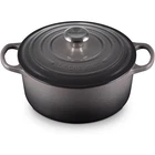 Creuset Enameled Cast Iron Signature Round Dutch Oven 4.5 Qt Oyster New. Price: $369.98.