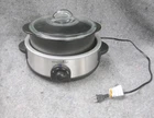 Pampered Chef Rockcrok Dutch Oven 3156 4 Qt With Glass Lid And Heating Base Used. Price: $149.99.