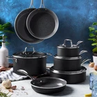Henckels Made Italy Capri Ceramic 11-PC Aluminum Nonstick Cookware Set New. Price: $279.99.