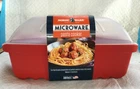 Nordic Ware 1-4 Portions 6 Cups Microwave Perfect Pasta Cooker Red New Stove!. Price: $11.99.