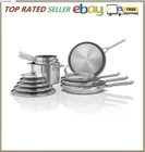 Ninja Everclad 12-PIECE Tri-ply Commercial-grade Stainless Steel Cookware New. Price: $365.85.